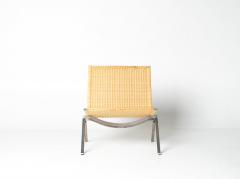 Poul Kj rholm Kjaerholm Poul Kj rholm PK22 Lounge Chair for Fritz Hansen in Woven Cane - 4736327