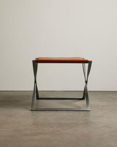 Poul Kjaerholm Kj rholm PK91 Leather Folding Stool - 4328037