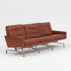 Poul Kjaerholm Kj rholm Poul Kj rholm PK31 Leather Lounge Set for Fritz Hansen Denmark 1988 Set of 4 - 4533974