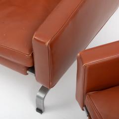 Poul Kjaerholm Kj rholm Poul Kj rholm PK31 Leather Lounge Set for Fritz Hansen Denmark 1988 Set of 4 - 4533984