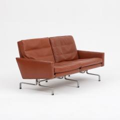 Poul Kjaerholm Kj rholm Poul Kj rholm PK31 Leather Lounge Set for Fritz Hansen Denmark 1988 Set of 4 - 4533988