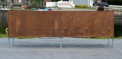 Poul Norreklit Restored Poul Norreklit for Sigurn Hansen Rosewood Chrome 6 Drawer Credenza - 4206721