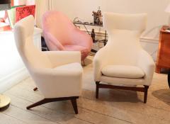Poul Volther A Pair of Swedish Poul Volther Armchairs circa 1950 - 4279914
