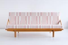 Poul Volther Poul Volther Sofa Daybed in Oak and Pierre Frey Fabric Gemla Sweden 1955 - 2231925