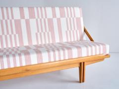 Poul Volther Poul Volther Sofa Daybed in Oak and Pierre Frey Fabric Gemla Sweden 1955 - 2231931