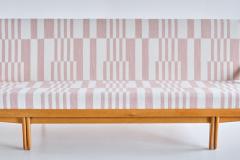 Poul Volther Poul Volther Sofa Daybed in Oak and Pierre Frey Fabric Gemla Sweden 1955 - 2231932