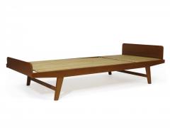 Poul Volther Solid Teak Daybed Sofa with Adjustable Headrest Pair Available - 888765