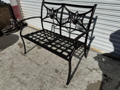 Powder Coated Aluminum Outdoor Bench - 4416019
