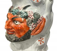 Pratt Ware Pottery Satyr Jug - 4330281