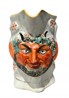 Pratt Ware Pottery Satyr Jug - 4330283
