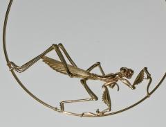 Praying Mantis Articulated Necklace - 2772732
