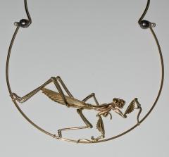 Praying Mantis Articulated Necklace - 2772737