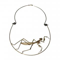 Praying Mantis Articulated Necklace - 2778463