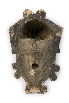 Pre Columbian Style Terra Cotta Mask - 4197223