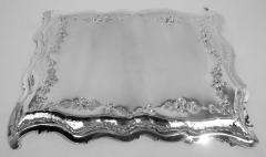 Pretty French Belle Epoque Classical Silver Tray - 4364418
