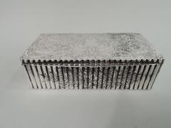 Pretty Italian Classical Silver Keepsake Box - 3750736