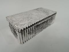 Pretty Italian Classical Silver Keepsake Box - 3750738