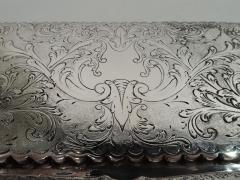 Pretty Italian Classical Silver Keepsake Box - 3750758