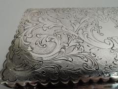Pretty Italian Classical Silver Keepsake Box - 3750760