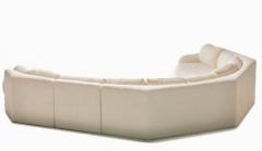 Preview Post Modern 1990s Preview Sectional Sofa in Plush Ivory White Boucl  - 2404429