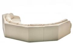 Preview Post Modern 1990s Preview Sectional Sofa in Plush Ivory White Boucl  - 2404435