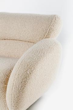 Preview Preview Post Modern Swivel Lounge Chairs in Super Soft Ivory White Boucl C 1990 - 2262283