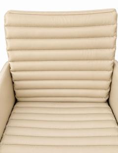 Preview Set 8 Preview Leather Dining Arm Lounge Chairs 1980 - 4810529
