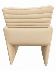 Preview Set 8 Preview Leather Dining Arm Lounge Chairs 1980 - 4810532