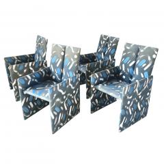 Preview Vladimir Kagan for Preview Hand Painted Fabric Dining Chairs - 4315045