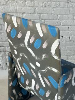Preview Vladimir Kagan for Preview Hand Painted Fabric Dining Chairs - 4315052