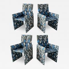 Preview Vladimir Kagan for Preview Hand Painted Fabric Dining Chairs - 4319209
