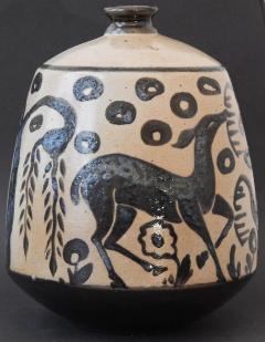 Primavera Atelier du Printemps Deer with Weeping Willow Vase from the Primavera workshop  - 4137195
