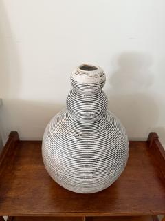 Primavera Atelier du Printemps LARGE PRIMAVERA STRIPED GOURD SHAPED VASE - 4102415