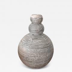 Primavera Atelier du Printemps LARGE PRIMAVERA STRIPED GOURD SHAPED VASE - 4102814