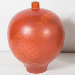 Primavera Atelier du Printemps PAIR OF BLACK AND ORANGE PRIMAVERA VASES - 1862981