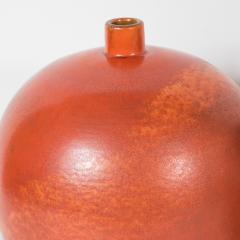Primavera Atelier du Printemps PAIR OF BLACK AND ORANGE PRIMAVERA VASES - 1862986