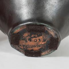 Primavera Atelier du Printemps PAIR OF BLACK AND ORANGE PRIMAVERA VASES - 1862999