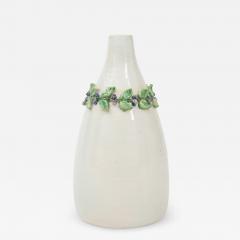 Primavera Atelier du Printemps Primavera White Ceramic Soliflore Vase Signed by Louise Chevallier - 1225570