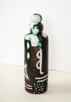 Primavera Atelier du Printemps RARE PRIMAVERA VASE WITH PRIMITIVE DESIGN BY CLAUDE LEVY - 1822472