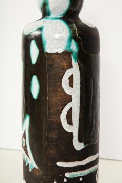 Primavera Atelier du Printemps RARE PRIMAVERA VASE WITH PRIMITIVE DESIGN BY CLAUDE LEVY - 1822474