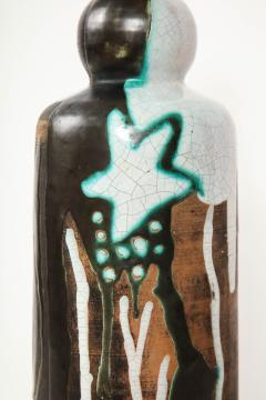 Primavera Atelier du Printemps RARE PRIMAVERA VASE WITH PRIMITIVE DESIGN BY CLAUDE LEVY - 1822480
