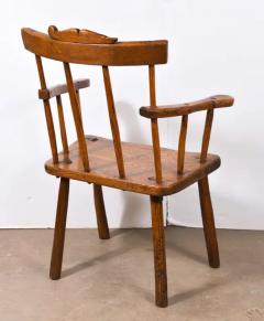 Primitive 18th Century Folk Art Chair - 3524153
