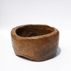 Primitive Burl Wooden Bowl English circa 1850 - 4333279
