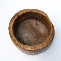 Primitive Burl Wooden Bowl English circa 1850 - 4333281