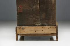 Primitive Folk Art Cabinet France 19th Century - 3950086