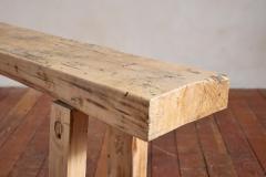 Primitive French Oak Console Table - 4216178