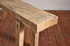 Primitive French Oak Console Table - 4216194