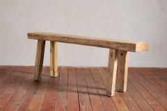 Primitive French Oak Console Table - 4216198