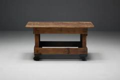 Primitive Industrial Table France 19th Century - 3791456