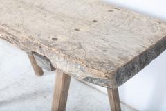 Primitive Oak and Elm Top Butchers Table - 2507210